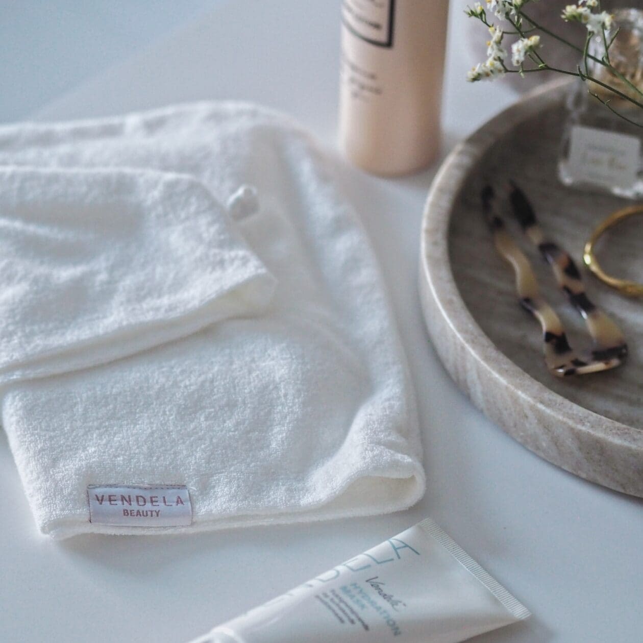 Bamboo Hair Towel Wrap - Bilde 8