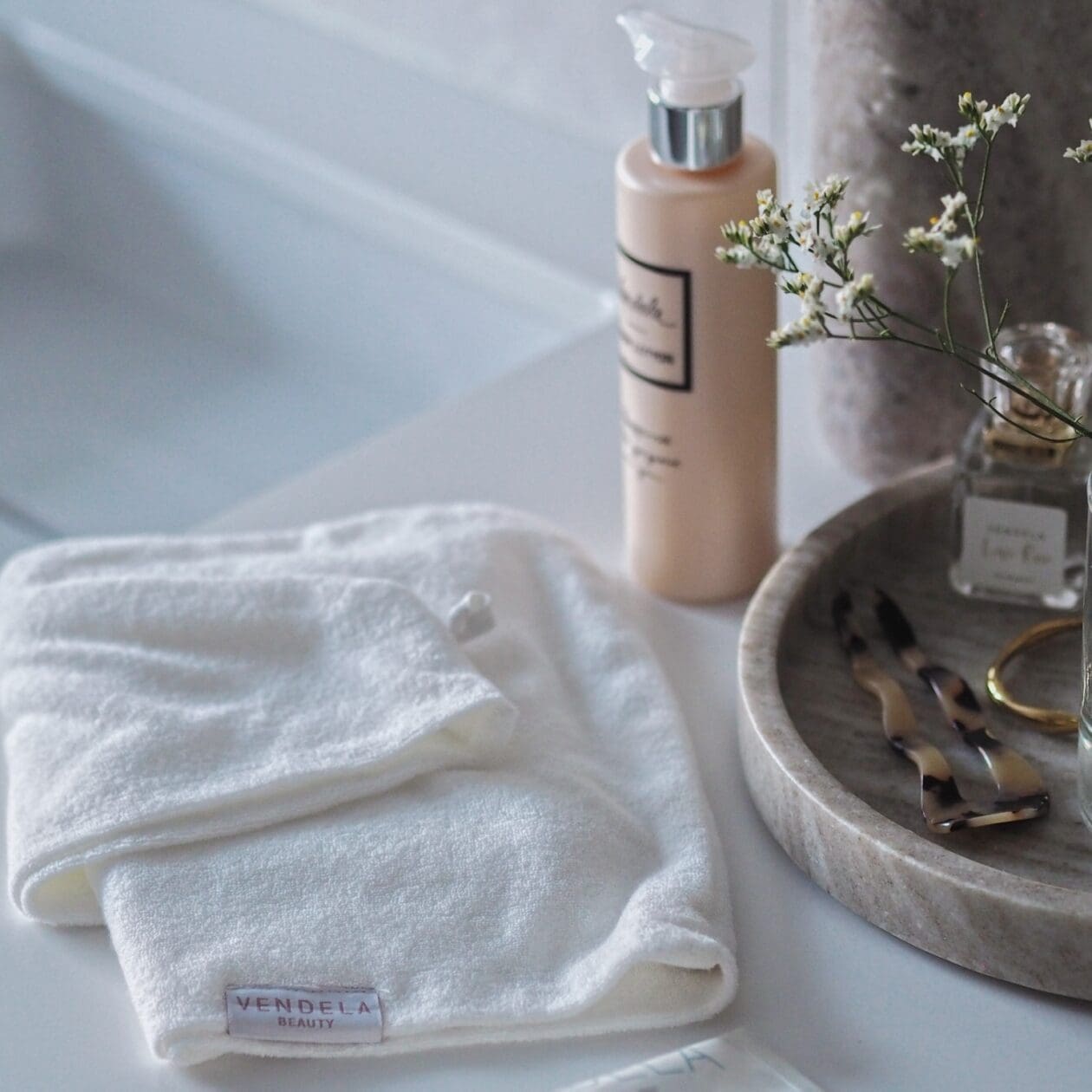 Bamboo Hair Towel Wrap - Bilde 6